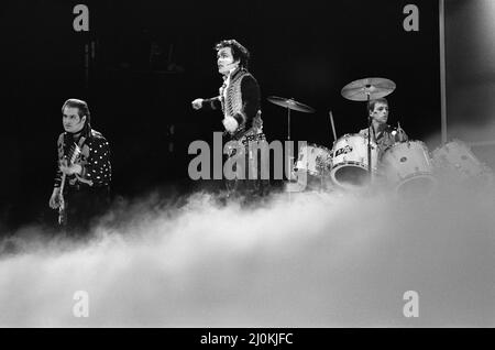 Adam et les Ants se sont produits aux prix British Rock and Pop. 24th février 1981. Banque D'Images