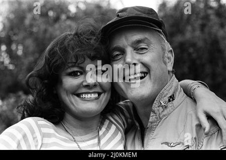 L'acteur Kenneth Cope et l'actrice Ann Michelle. 28th septembre 1980. Banque D'Images