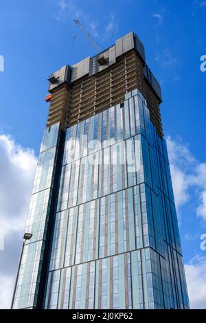 L'immeuble du collier Yard (en construction), Greengate, Salford, Manchester, Royaume-Uni Banque D'Images