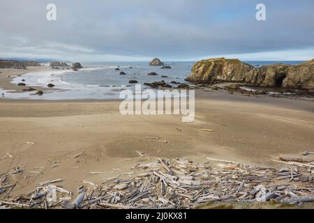 Côte de l’Oregon Banque D'Images