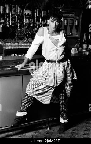 Steve Strange au Camden Palace Club, Londres. 23rd juin 1982. Banque D'Images