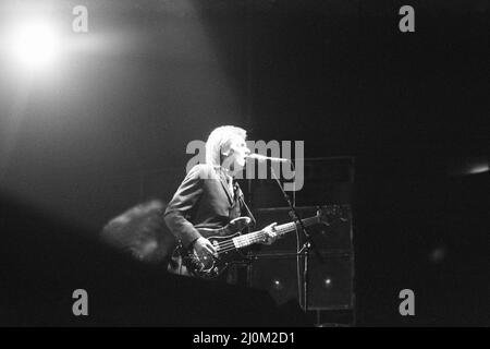 The Jam, groupe de rock punk/mod, en concert au Bracknell Leisure Centre, Berkshire, vendredi 7th novembre 1980. Banque D'Images