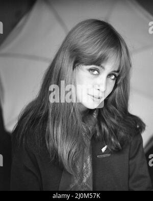 Lysette Anthony, actrice britannique, âgée de 17 ans, octobre 1980. Banque D'Images