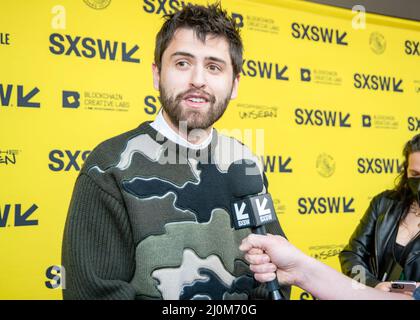 AUSTIN, TEXAS - AUSTIN, TEXAS - MARS 18: Cooper Raiff assiste à la première de 'Cha Cha Real Smooth' pendant le jour 8 de la conférence et du festival SXSW 2022 au Paramount Theatre le 18 mars 2022 à Austin, Texas. (Maggie Boyd/Sipa USA) Credit: SIPA USA/Alay Live News Banque D'Images