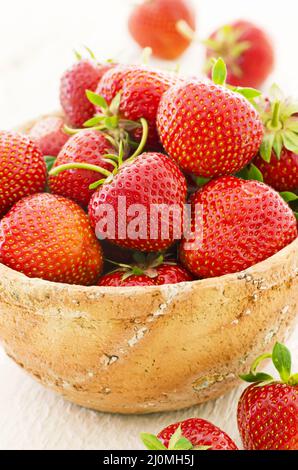 Fraises Banque D'Images