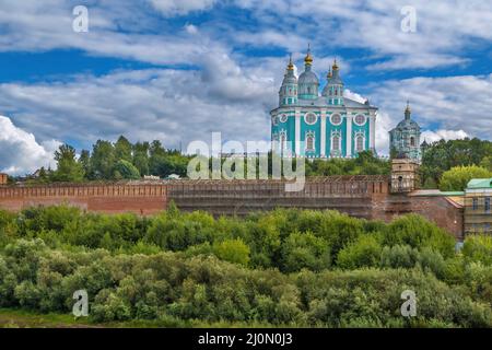 Cathédrale de Dormition à Smolensk, Russie Banque D'Images