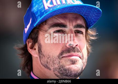 Sakhir, Bahreïn. 20th mars 2022. Championnat du monde de Formule 1, Rd 1, Bahreïn. 20th mars 2022. Grand Prix, Sakhir, Bahreïn, jour de la course. Le crédit photo doit être lu : images XPB/Press Association. Crédit : XPB Images Ltd/Alamy Live News Banque D'Images