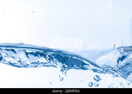 Vague d'eau avec des bulles. Haute qualité et résolution magnifique concept de photo Banque D'Images
