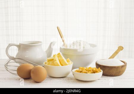 Ingrédients pour la préparation de pâtisseries . Haute qualité et résolution magnifique concept de photo Banque D'Images