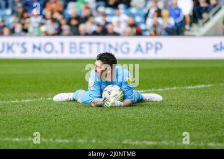 LONDRES, ROYAUME-UNI. 20th MARS Keiren Westwood, gardien de but de QPR, lors du match de championnat Sky Bet entre Queens Park Rangers et Peterborough au Kiyan Prince Foundation Stadium, Londres, le dimanche 20th mars 2022. (Crédit : Ian Randall | INFORMATIONS MI) crédit : INFORMATIONS MI et sport /Actualités Alay Live Banque D'Images