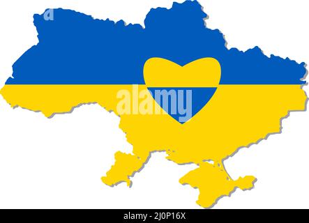 Priez pour l'Ukraine, l'Ukraine drapeau priant concept illustration de vecteur. Priez pour la paix en Ukraine. Sauver l'Ukraine de la russie. Illustration de Vecteur