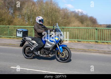 2010 Yamaha XTZ1200 1199cc moto essence; 2010 Yamaha XT1200Z Super Tènèrene Adventure tourer; Banque D'Images