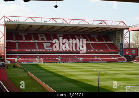 NOTTINGHAM, Royaume-Uni vue générale à l'intérieur de la ville avant le lancement du match de la FA Cup entre Nottingham Forest et Liverpool au City Ground, Nottingham, le dimanche 20th mars 2022. (Credit: Jon Hobley | MI News) Credit: MI News & Sport /Alay Live News Banque D'Images