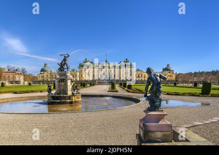 Château de Drottningholm, Stockholm, Suède Banque D'Images