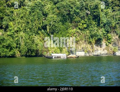 lac de kaptai dans la zone tribale du bangladesh Banque D'Images