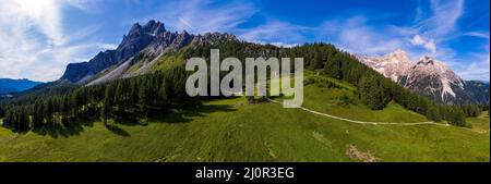 Vue panoramique sur les Dolomites Banque D'Images