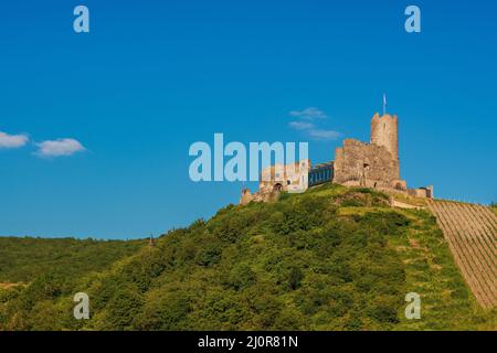 Château de Landshut sur la Moselle Banque D'Images