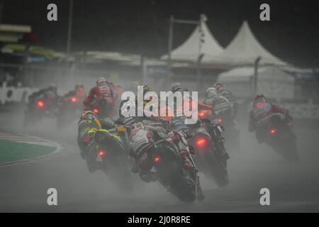 Lombok, Indonésie. 20th mars 2022. Courses du Grand Prix MotoGP d'Indonésie au circuit Pertamina Mandalika, Indonésie, 20 mars 2022 en photo: Carreras del Gran Premio de Indonesia en el Pertamina Mandalika circuit, Indonésie 20 de Marzo de 2022 POOL/ MotoGP.com/Cordon les images de presse seront à usage éditorial exclusif. Crédit obligatoire: © motogp.com crédit: CORMON PRESSE/Alay Live News Banque D'Images