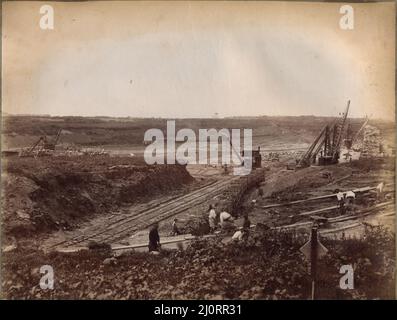 Bâtiment du 'Dock Sud' à Avellaneda, Buenos Aires, Argentine. Légende originale de la photo : mars 1st 1900 - vue de progression de A. Banque D'Images