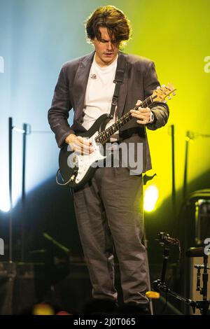 San Francisco, États-Unis. 19th mars 2022. John Mayer poursuit la tournée de Sob Rock au Chase Center le 18 mars 2022 à San Francisco, en Californie. Photo: Chris Victorio/imageSPACE crédit: Imagespace/Alamy Live News Banque D'Images