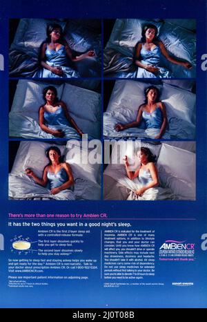 Vintage avril 2006 'National Geographic' Magazine annonce, USA Banque D'Images