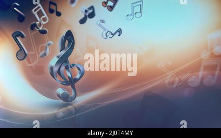 Abstract Background Musique Banque D'Images