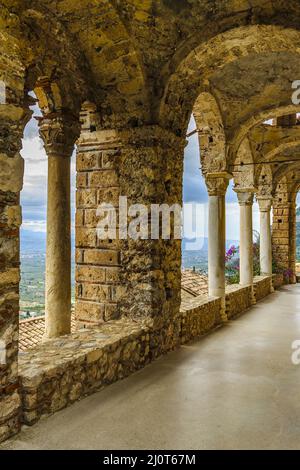 Monastère de Pantanassa, Mystras, Grèce Banque D'Images