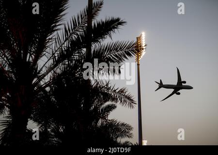 Sakhir, Bahreïn. 20th mars 2022. Spectacle aérien, Grand Prix de Bahreïn F1 au circuit international de Bahreïn le 20 mars 2022 à Sakhir, Bahreïn. (Photo par HIGH TWO) Credit: dpa/Alay Live News Banque D'Images