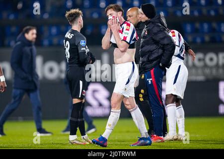 TILBURG, PAYS-BAS - MARS 20: Wessel Dammers of Willem II pendant le match néerlandais Eredivisie entre Willem II et AZ Alkmaar au Koning Willem II Stadion le 20 mars 2022 à Tilburg, pays-Bas (photo par Geert van Erven/Orange Pictures) Banque D'Images