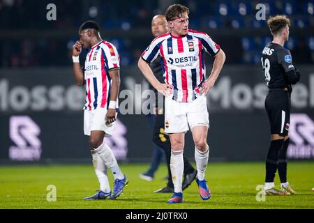 TILBURG, PAYS-BAS - MARS 20: Wessel Dammers of Willem II pendant le match néerlandais Eredivisie entre Willem II et AZ Alkmaar au Koning Willem II Stadion le 20 mars 2022 à Tilburg, pays-Bas (photo par Geert van Erven/Orange Pictures) Banque D'Images