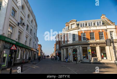 Mansion House Street à Newbury, Berkshire Banque D'Images