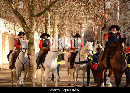 La commémoration annuelle de l'exécution de Charles I le 30th janvier 2022 pour l'année 50th. Banque D'Images