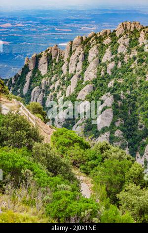 Montcerats étrange rock (Espagne Barcelone) Banque D'Images