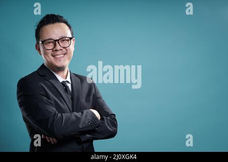 Asian businessman portrait Banque D'Images