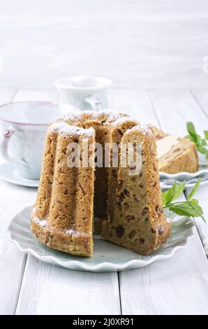 Bundt cake Banque D'Images