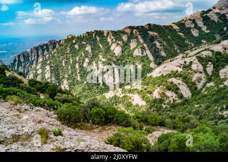 Montcerats étrange rock (Espagne Barcelone) Banque D'Images