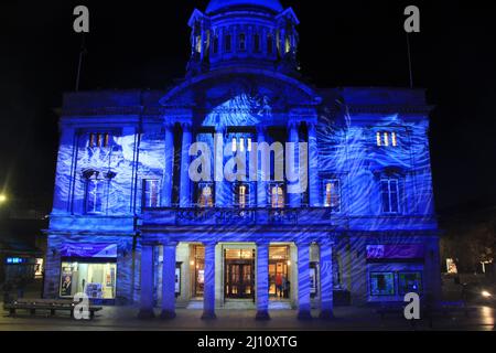 The Awakening, événement dans le centre-ville de Hull, East Yorkshire Banque D'Images