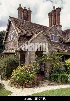 Bristol-Henbury, Siedlung Blaise-Hamlet, Cottage Banque D'Images