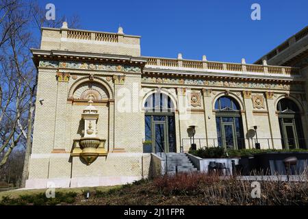 Maison du Millénaire (Millenium Háza), Millenniumshaus, Parc de la ville (Városliget), District XIV, Budapest, Hongrie, Magyarország, Europe Banque D'Images