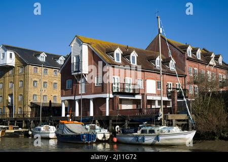 Kent Faversham Creek Banque D'Images