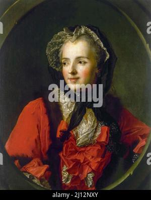 Marie Leszczyńska (1703-1768), Reine Consort de France, portrait peint à l'huile par Jean Marc Nattier, 1750-1766 Banque D'Images