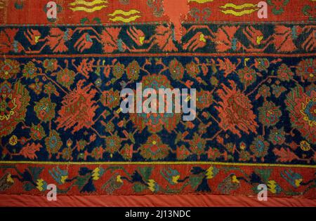 Carpettes artisanales en gros plan Banque D'Images