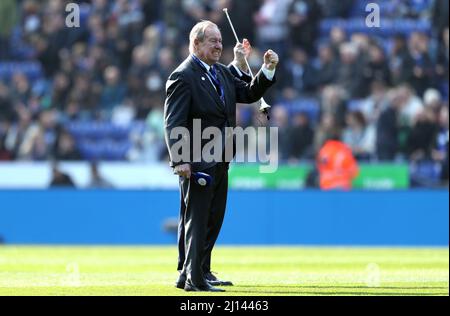 ALAN BIRCHENALL, LEICESTER CITY ANNOUNCER, 2022 Banque D'Images