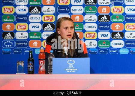 Munich, Allemagne. 22nd mars 2022. Lors de la finale de la Ligue des champions des femmes de l'UEFA entre le FC Bayern Munich et Paris Saint Germain à l'Allianz Arena de Munich, en Allemagne. Sven Beyrich/SPP crédit: SPP Sport Press photo. /Alamy Live News Banque D'Images