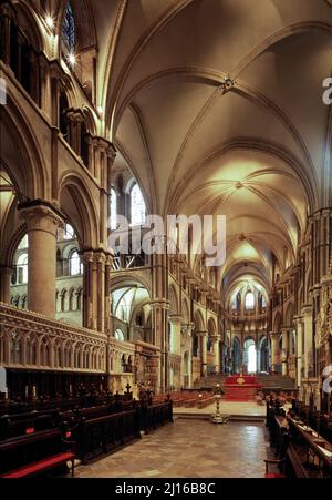 Canterbury, Kathedrale, Chor, Blick nach Osten Banque D'Images