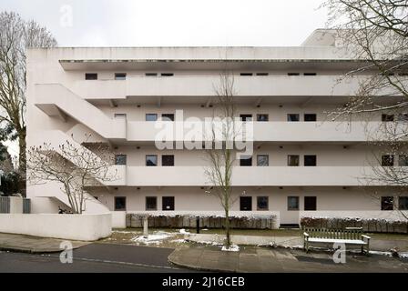 1933-1934 von Wells Coates für Molly et Jack Pritchard erbaut. Hotel-Pension im Stil der Weißen moderne. Walter Gropius, Marcel Breuer, Agatha Chr Banque D'Images