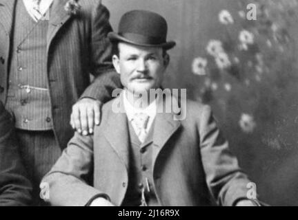 BUTCH CASSIDY (1866-1908) robeur américain de train et de banque à fort Worth, Texas, 1900 Banque D'Images