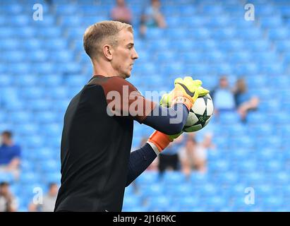 MANCHESTER, ANGLETERRE - 24 AOÛT 2016 : photo au cours de la deuxième partie du match de l'UEFA Champions League 2016/17 entre Manchester City (Engalnd) et la FCSB (Roumanie) au stade Etihad. Copyright: Cosmin Iftode/Picstaff Banque D'Images