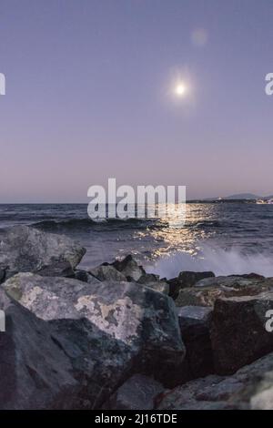 Photos de bord de mer à Primorsko, Bulgarie - fin de l'été Banque D'Images