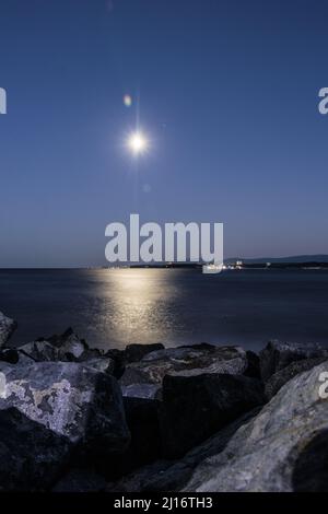 Photos de bord de mer à Primorsko, Bulgarie - fin de l'été Banque D'Images